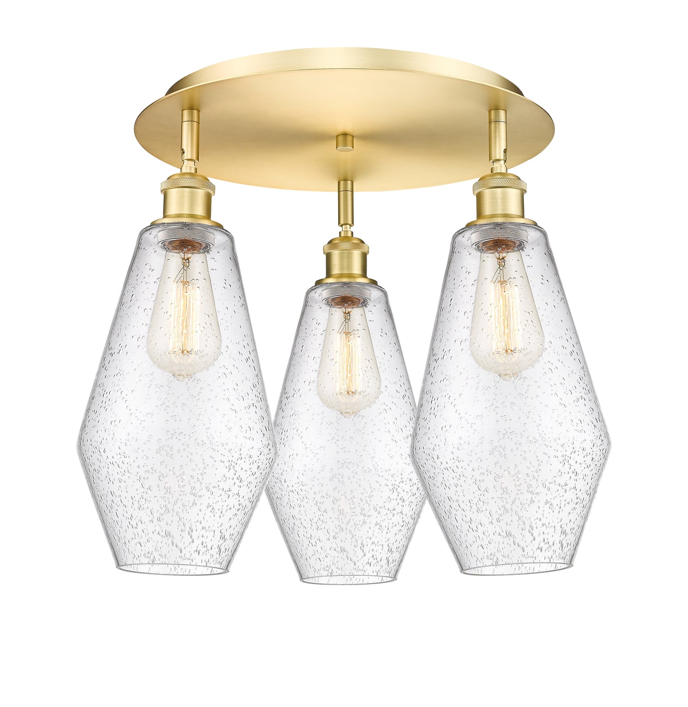 Ballston Semi-Flush Mount Satin Nickel