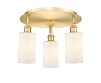 Ballston Semi-Flush Satin Nickel Brass