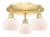 Ballston Semi-Flush Mount Satin Nickel