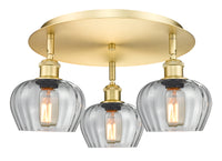Ballston Semi-Flush Mount Satin Nickel