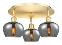 Ballston Semi-Flush Mount Satin Nickel