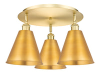 Ballston Semi-Flush Mount Satin Nickel