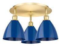 Ballston Semi-Flush Mount Satin Nickel