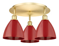 Ballston Semi-Flush Mount Satin Nickel