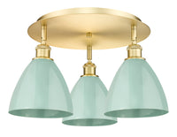 Ballston Semi-Flush Mount Satin Nickel