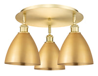 Ballston Semi-Flush Mount Satin Nickel