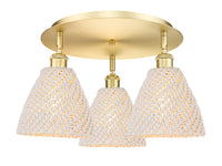 Ballston Semi-Flush Mount Satin Nickel
