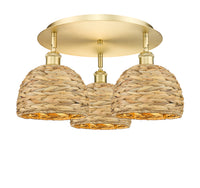 Ballston Semi-Flush Mount Satin Nickel