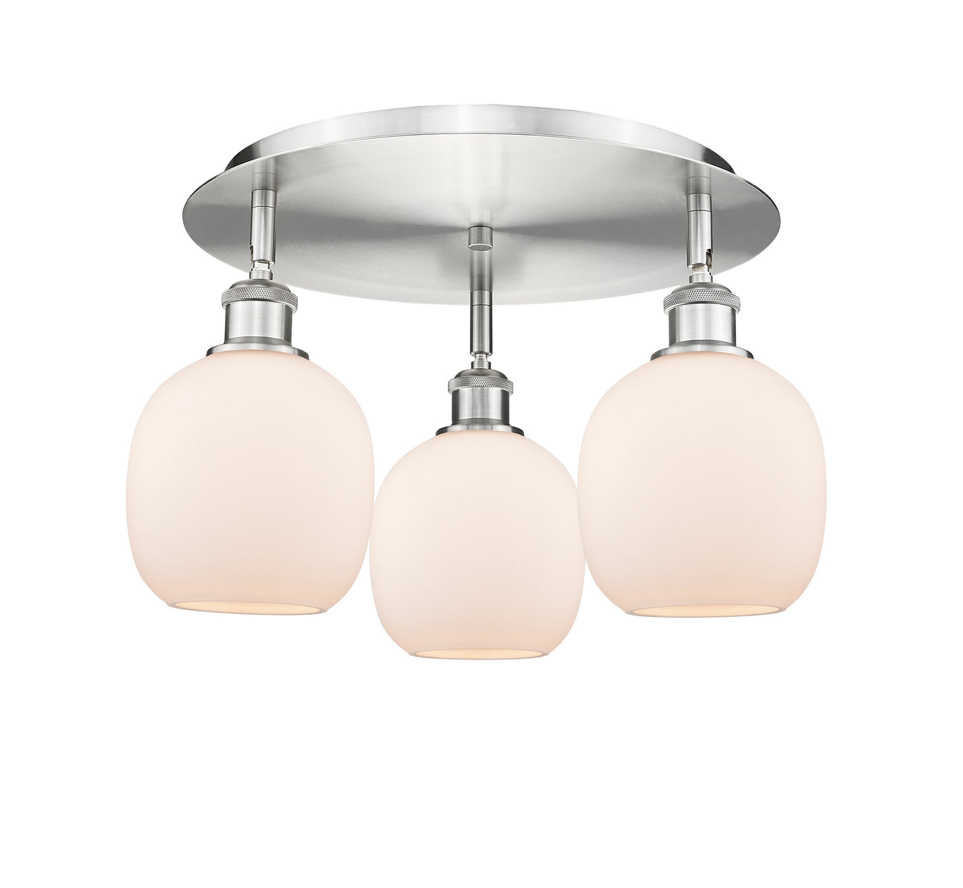 Ballston Semi-Flush Mount Satin Nickel
