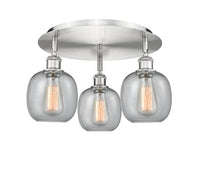 Ballston Semi-Flush Mount Satin Nickel