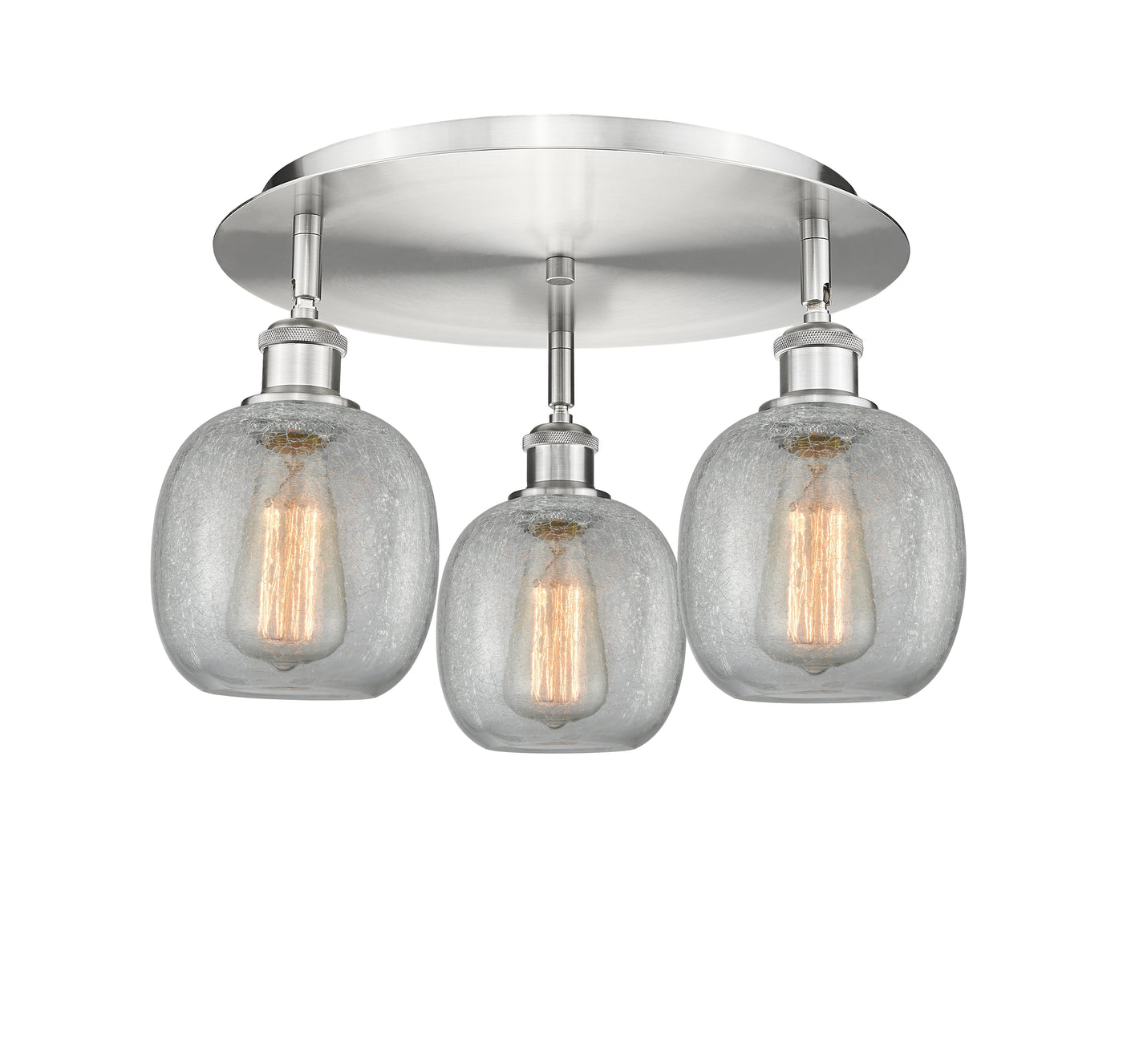 Ballston Semi-Flush Mount Satin Nickel