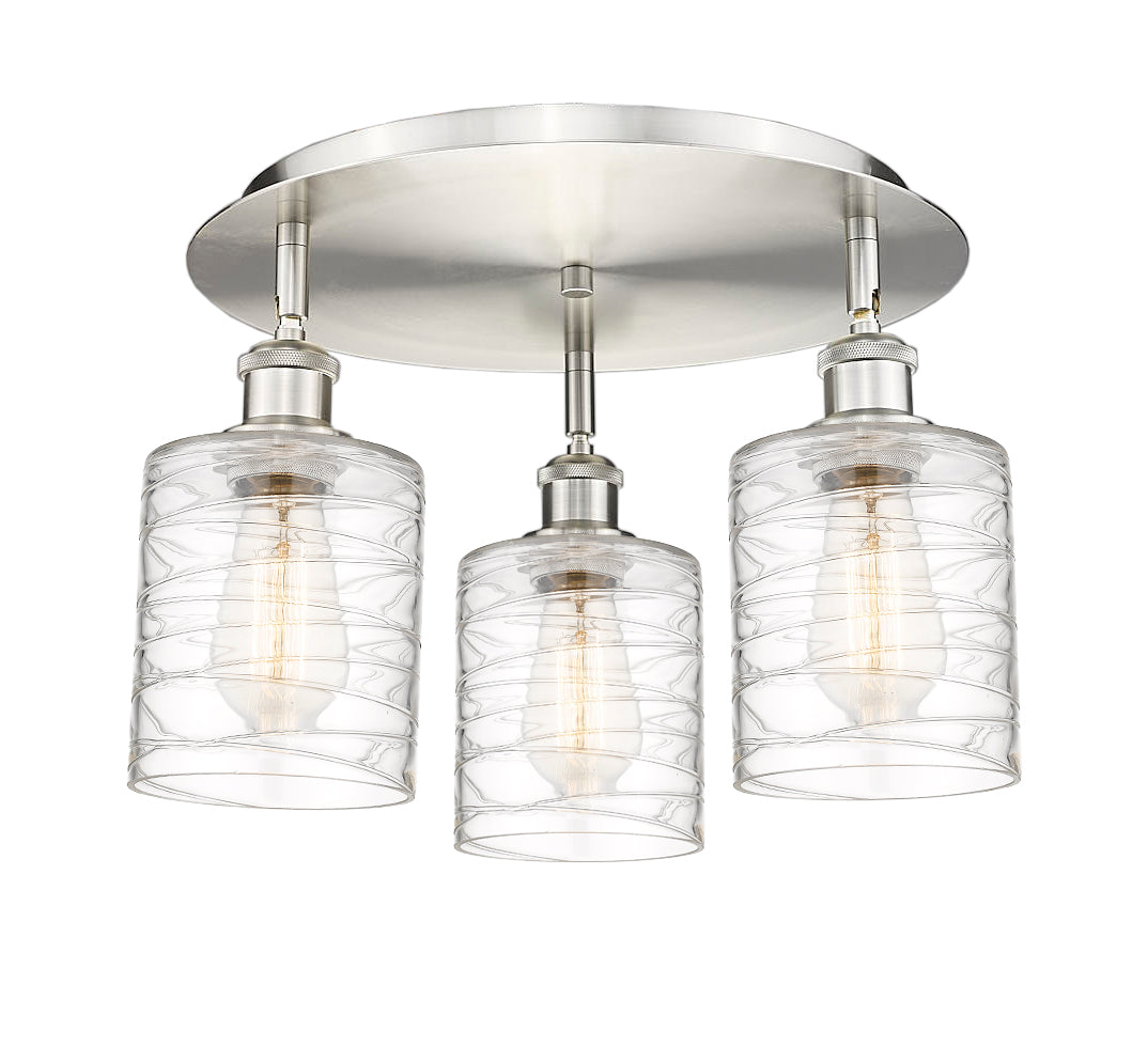 Ballston Semi-Flush Mount Satin Nickel
