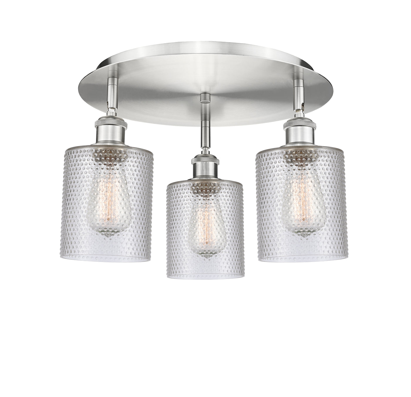 Ballston Semi-Flush Mount Satin Nickel