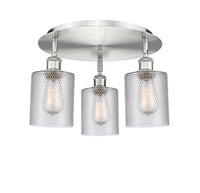 Ballston Semi-Flush Mount Satin Nickel