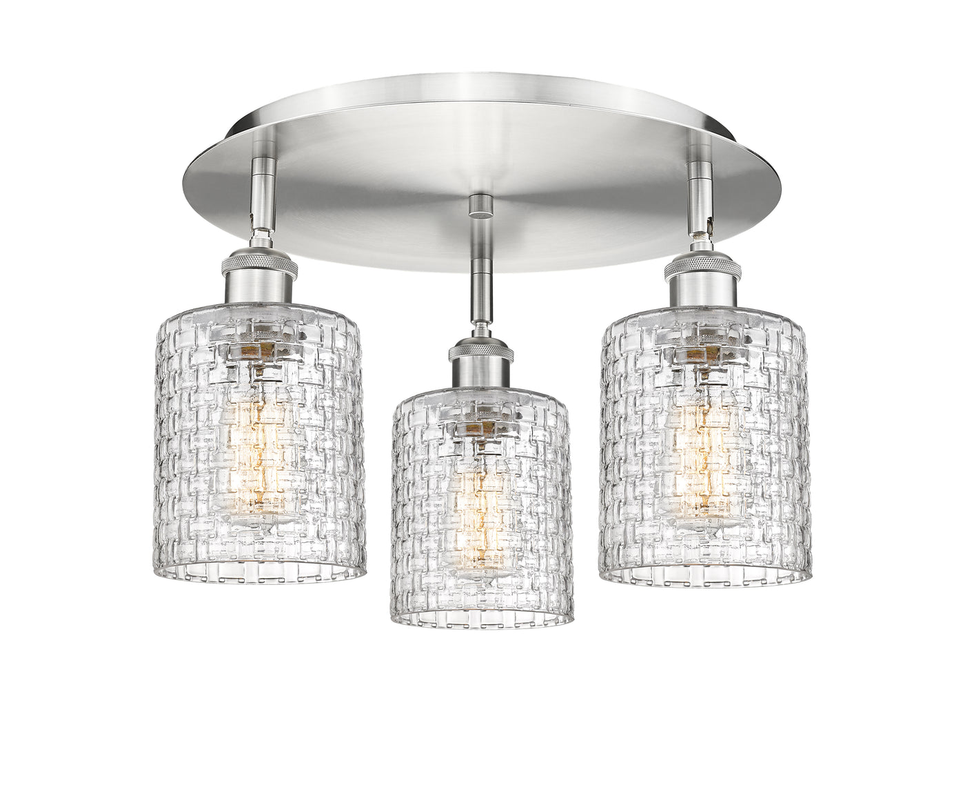 Ballston Semi-Flush Mount Satin Nickel
