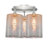 Ballston Semi-Flush Mount Satin Nickel Brass