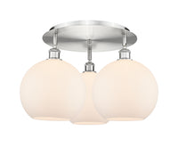 Ballston Semi-Flush Mount Satin Nickel