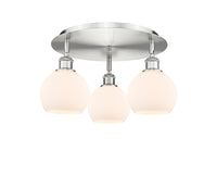 Ballston Semi-Flush Mount Satin Nickel