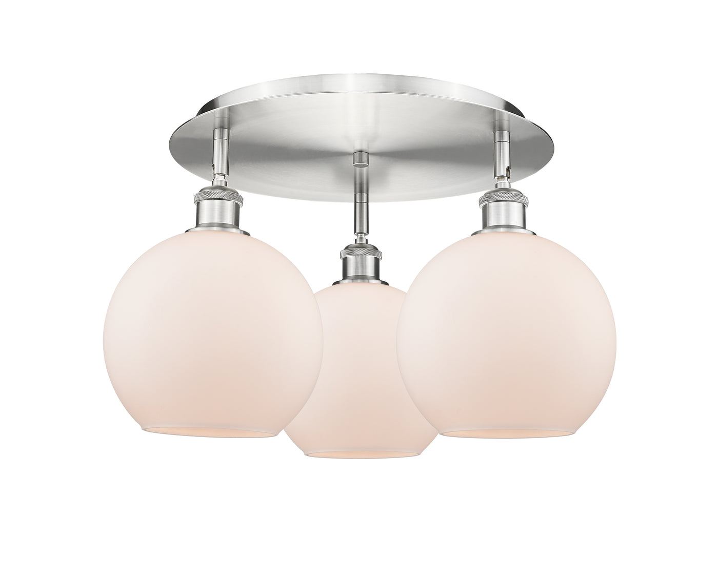 Ballston Semi-Flush Mount Satin Nickel
