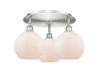 Ballston Semi-Flush Mount Satin Nickel