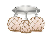 Ballston Semi-Flush Mount Satin Nickel