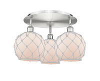 Ballston Semi-Flush Mount Satin Nickel