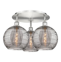 Ballston Semi-Flush Mount Satin Nickel