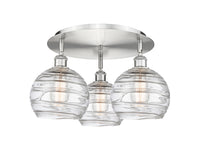 Ballston Semi-Flush Mount Satin Nickel