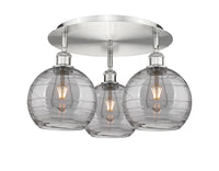 Ballston Semi-Flush Mount Satin Nickel