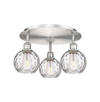 Ballston Semi-Flush Mount Satin Nickel