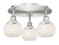 Ballston Semi-Flush Mount Satin Nickel