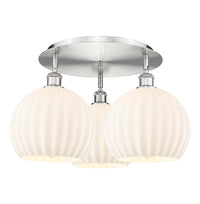 Ballston Semi-Flush Mount Satin Nickel