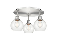 Ballston Semi-Flush Mount Satin Nickel