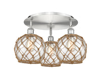 Ballston Semi-Flush Mount Satin Nickel