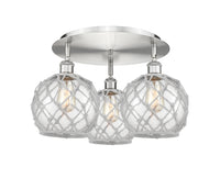 Ballston Semi-Flush Mount Satin Nickel