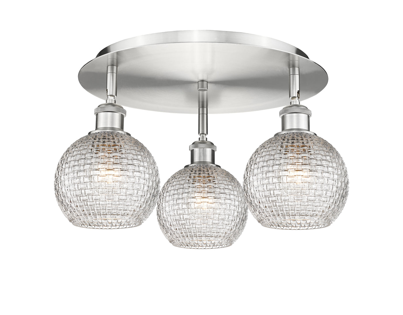 Ballston Semi-Flush Mount Satin Nickel