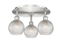 Ballston Semi-Flush Mount Satin Nickel
