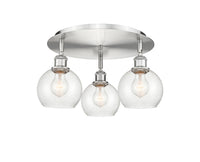 Ballston Semi-Flush Mount Satin Nickel
