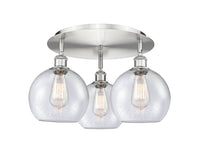 Ballston Semi-Flush Mount Satin Nickel