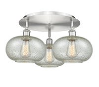 Ballston Semi-Flush Mount Satin Nickel