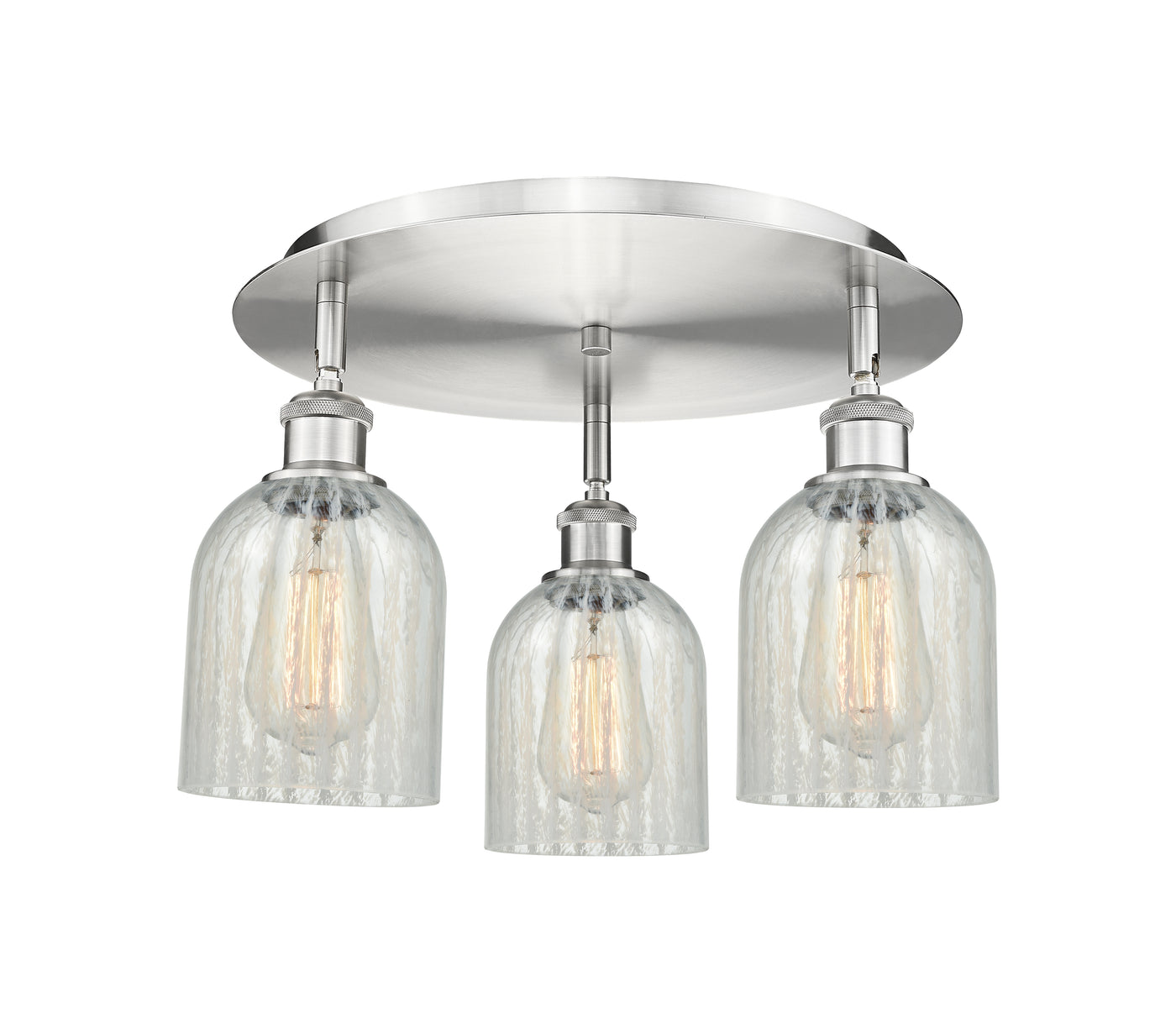 Ballston Semi-Flush Mount Satin Nickel
