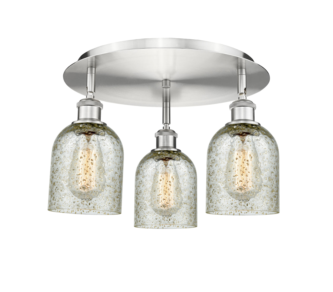 Ballston Semi-Flush Mount Satin Nickel