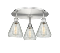 Ballston Semi-Flush Mount Satin Nickel