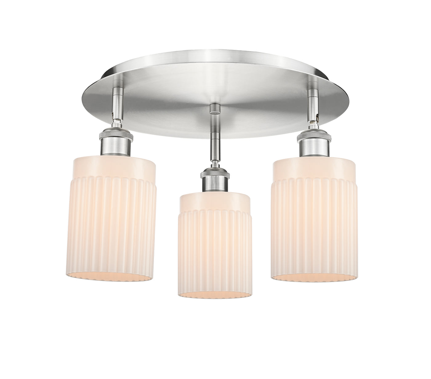 Ballston Semi-Flush Mount Satin Nickel