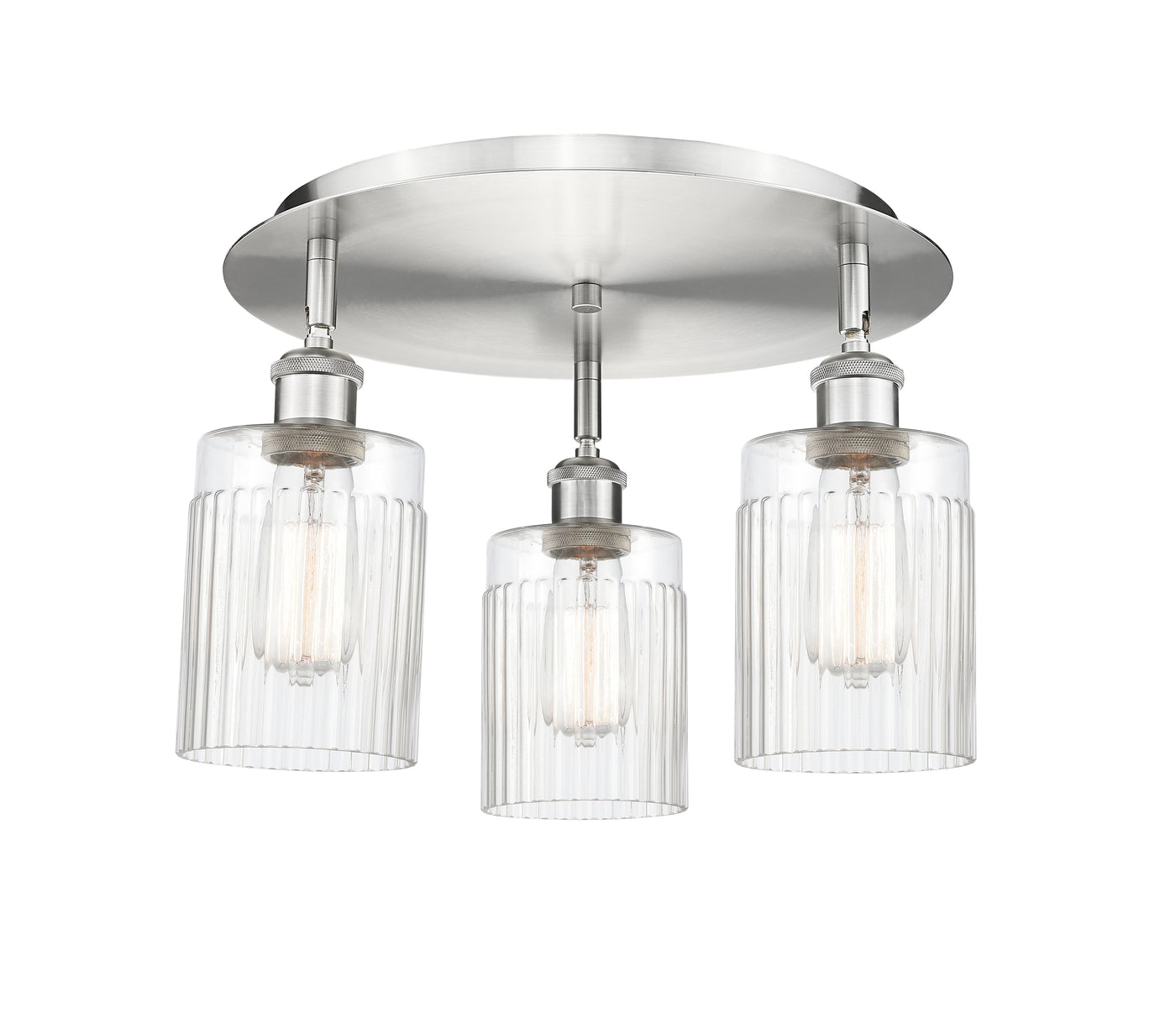 Ballston Semi-Flush Mount Satin Nickel