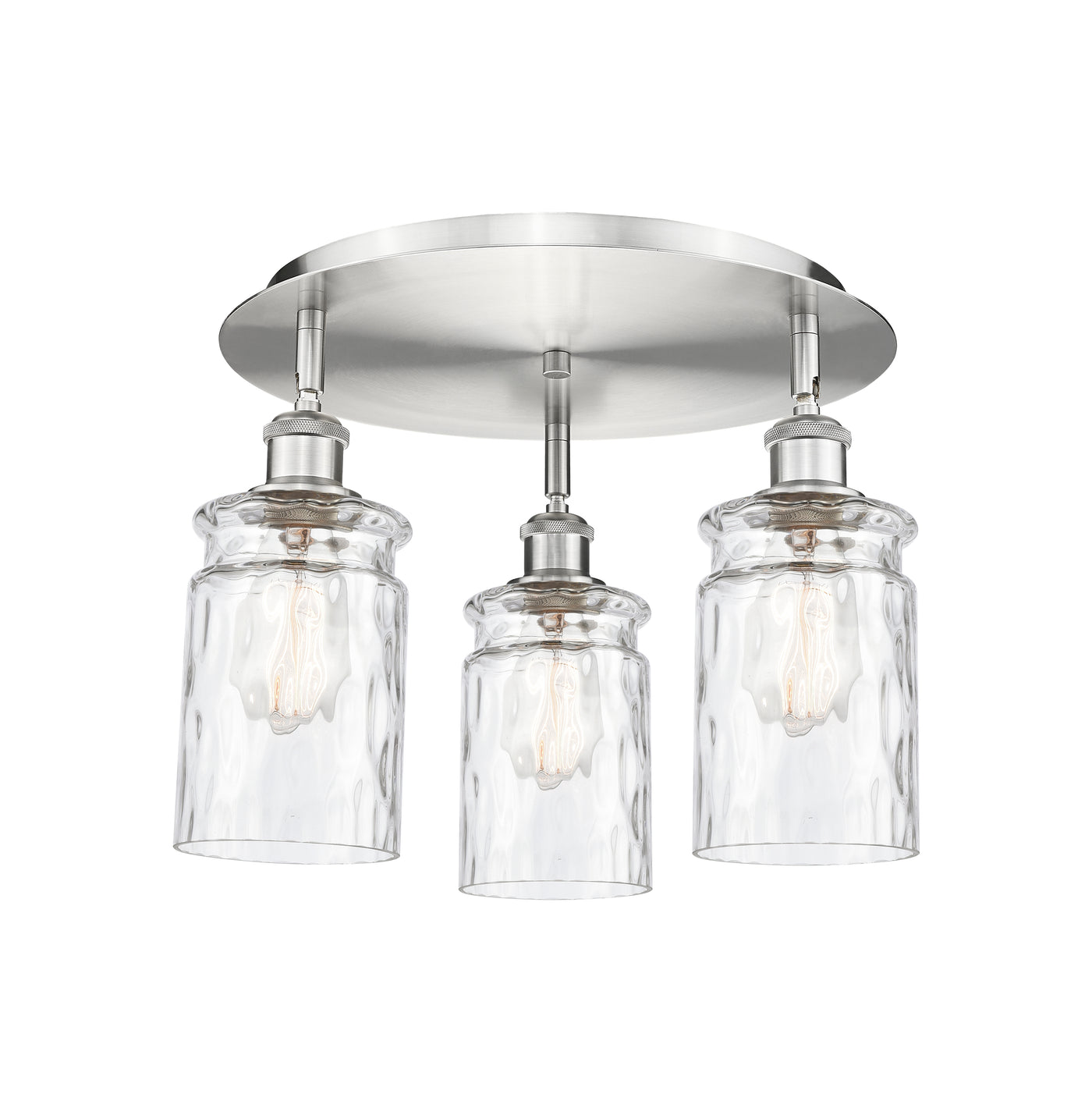 Ballston Semi-Flush Mount Satin Nickel