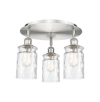 Ballston Semi-Flush Mount Satin Nickel