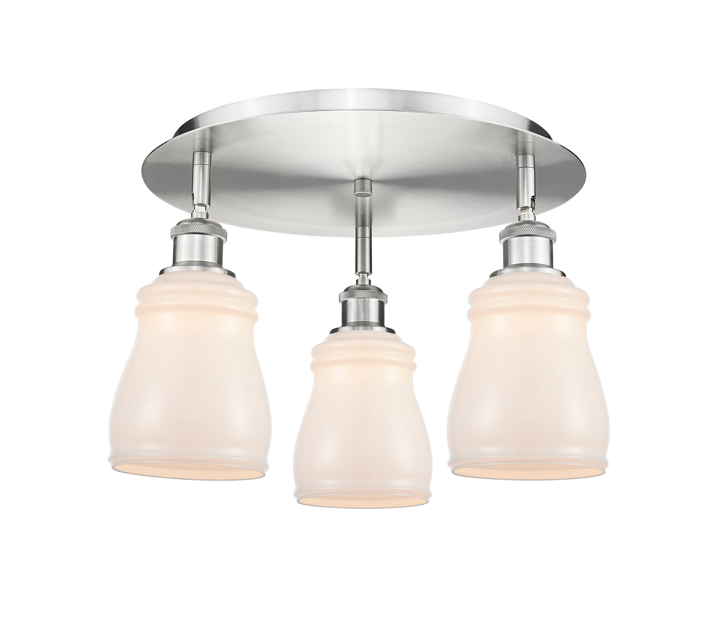Ballston Semi-Flush Mount Satin Nickel
