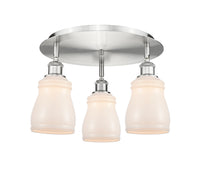 Ballston Semi-Flush Mount Satin Nickel