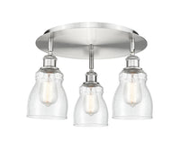 Ballston Semi-Flush Mount Satin Nickel